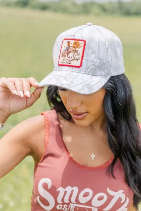 Cowboy Camo Trucker Hat Bold Patterns Wear Resistant Fabric