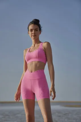 V-waist Laser Cut Sports Short Comfortable Style