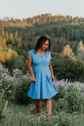 Spicy Xena in Cornflower Blue Day Ready Look Textured Layers