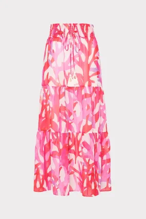 Aerodynamic Contour Panels Ocean View Jem Under The Sea Tiered Chiffon Skirt