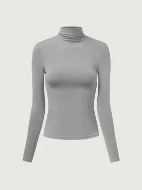 FlatlockSeamTechnique Everyday Mockneck Top