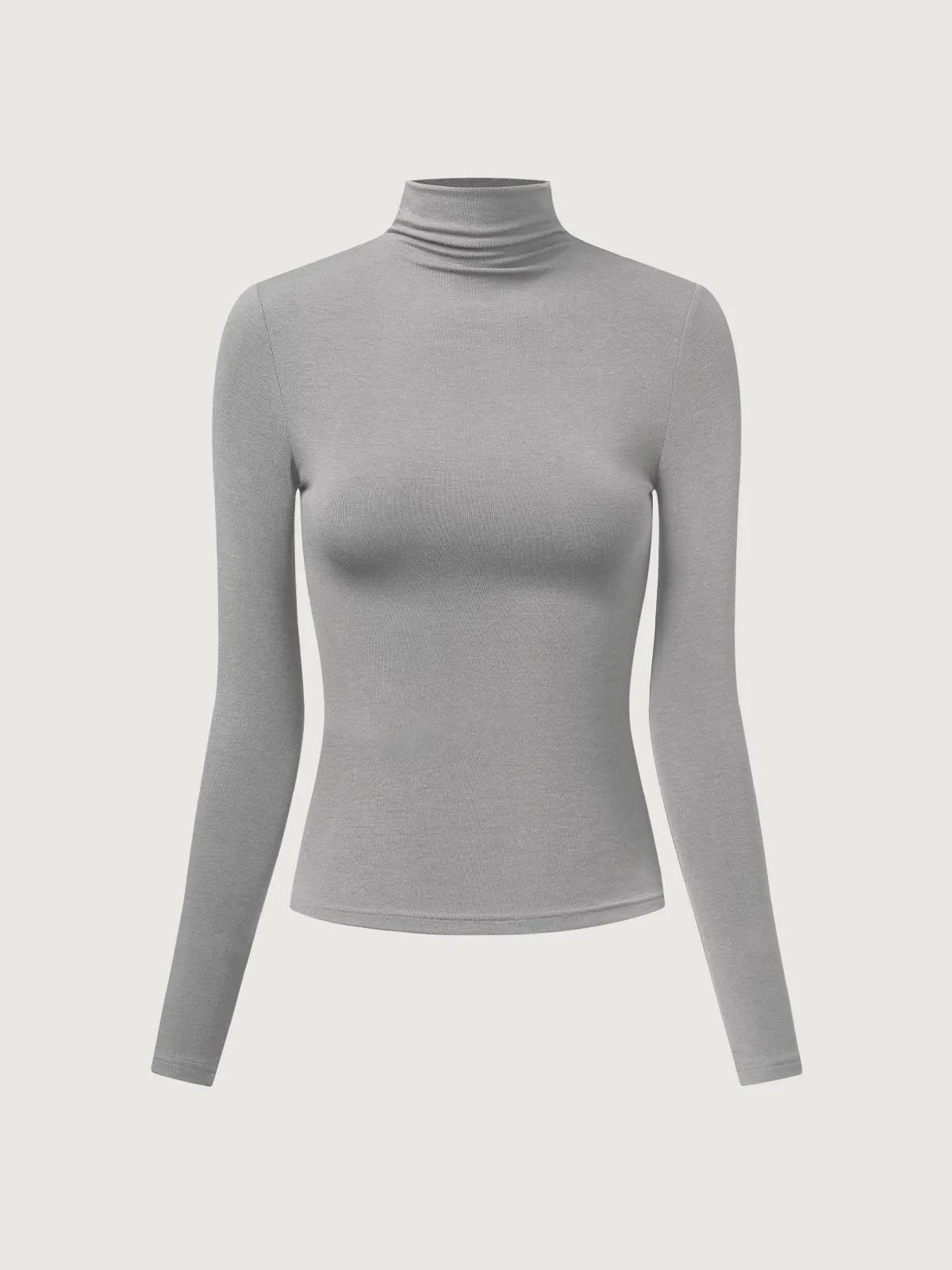 FlatlockSeamTechnique Everyday Mockneck Top