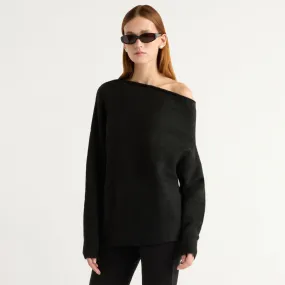 Iris Off-Shoulder Sweater Stylish Knit