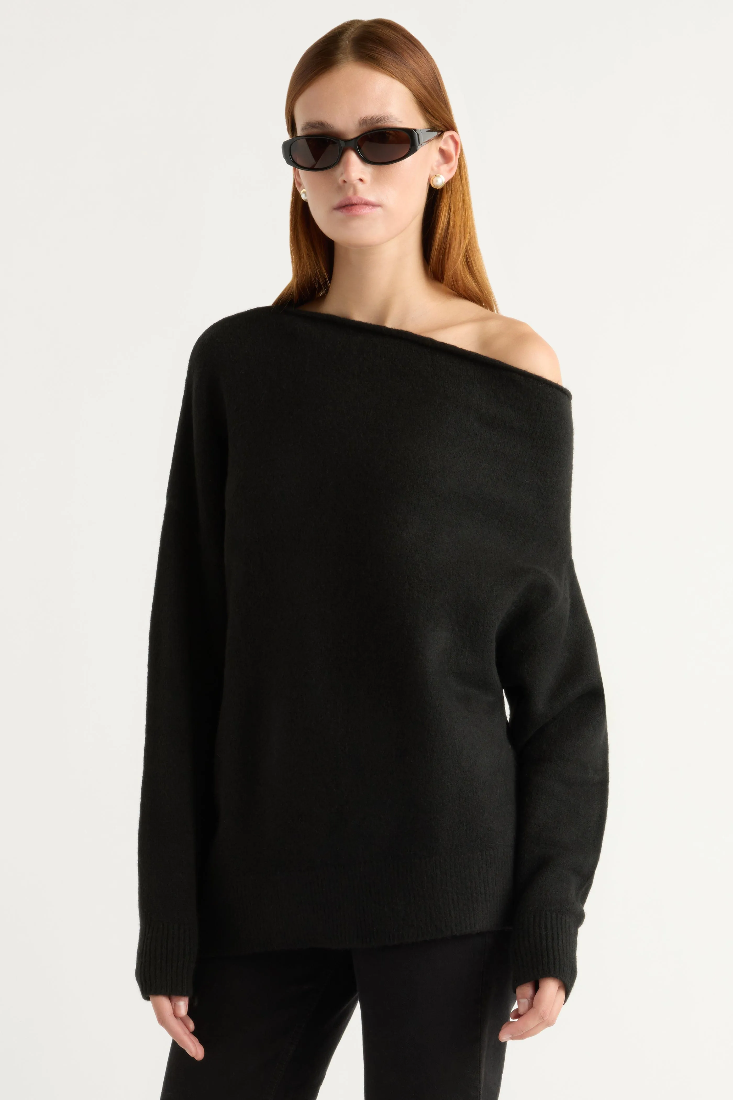 Warm Appeal Iris Off-Shoulder Sweater