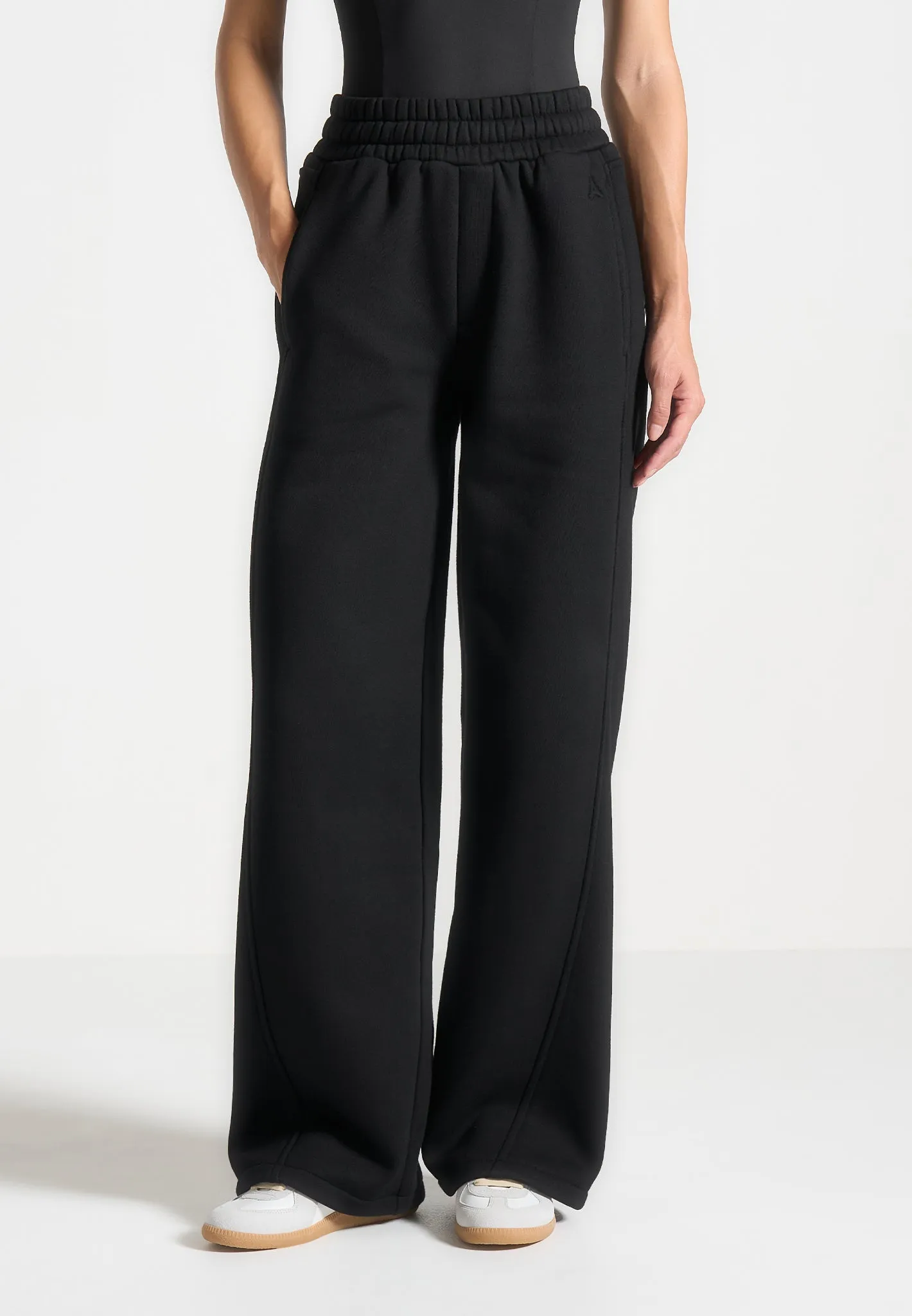 Iris Relaxed Joggers - Black StaticResistantFabric Breathable back panel