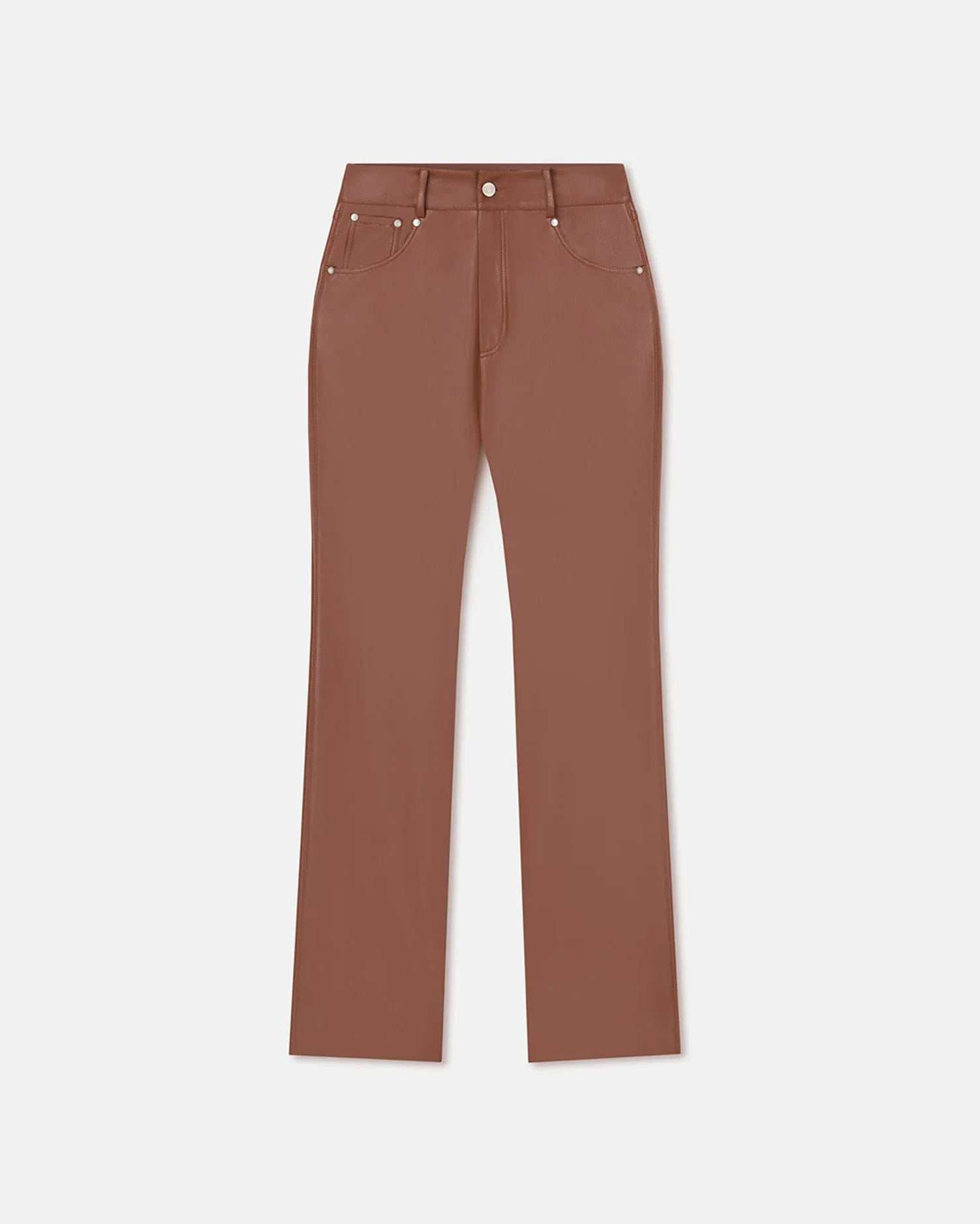 Jacoba - Okobor?Alt-Leather Pants - Henna Urban Cool