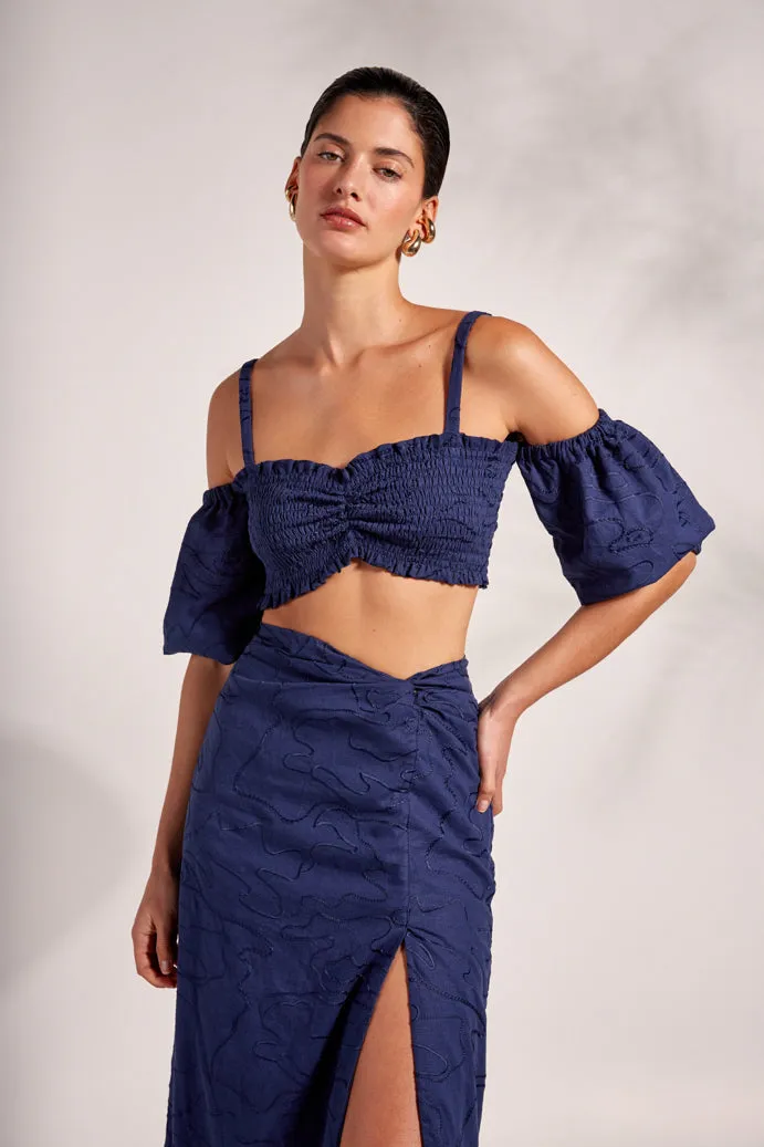 JADE TOP NAVY BLUE Lightweight Style