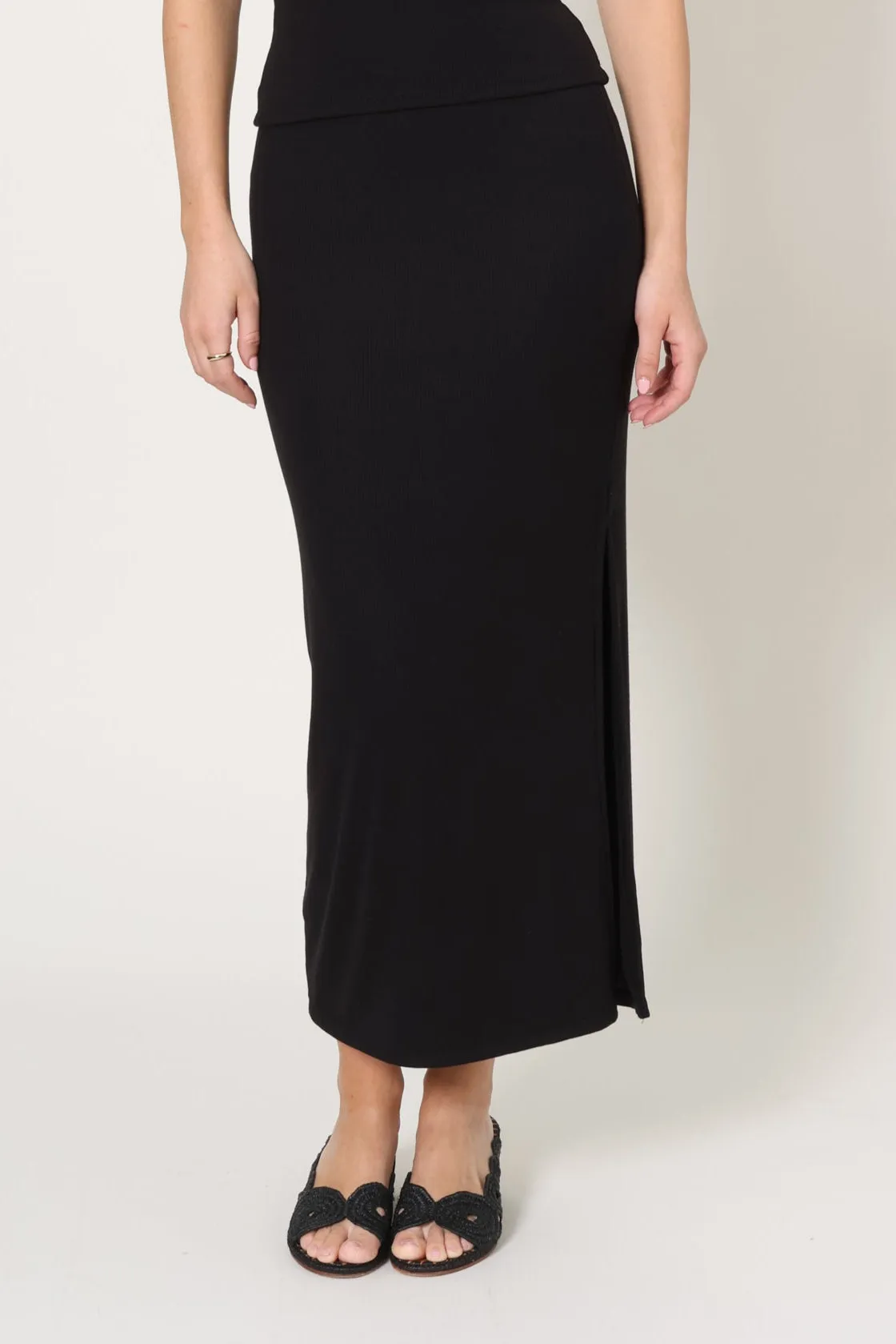 Durable Seam Construction Jalen Midi Skirt
