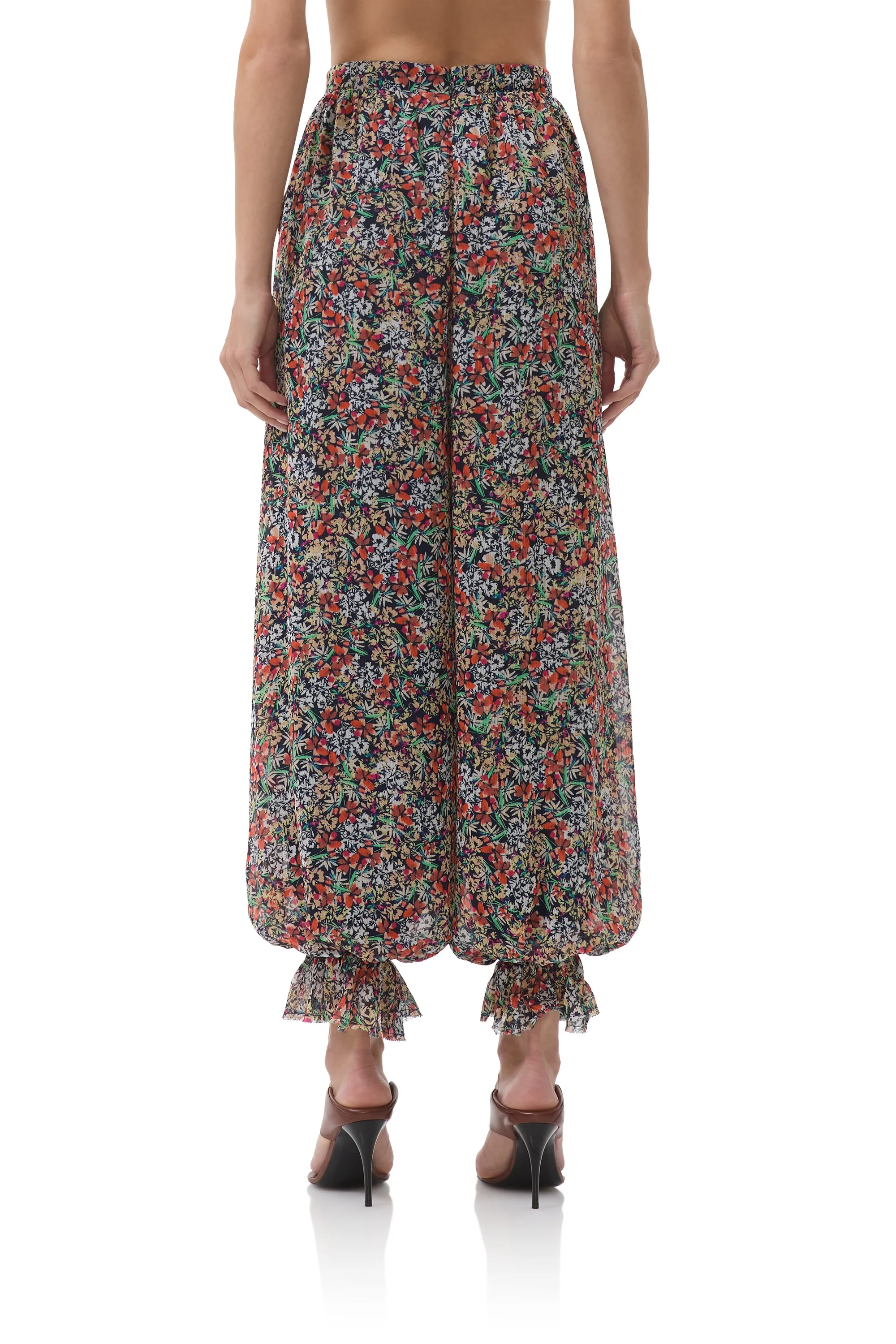 Core Comfort Smart Casual James Pant - Navy Ditsy