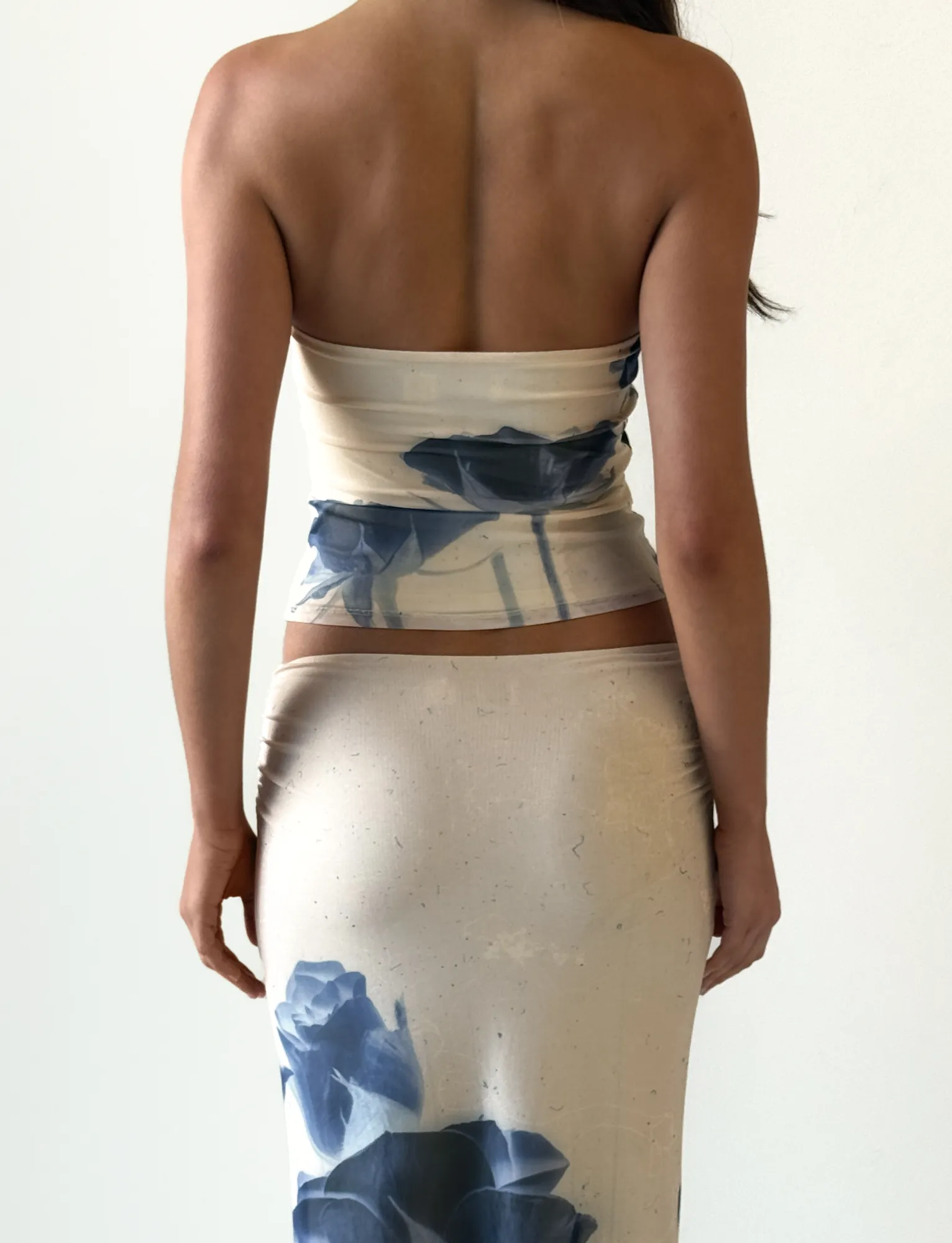 LowProfileZipperSystem JANIS TOP - INDIGO FLORAL