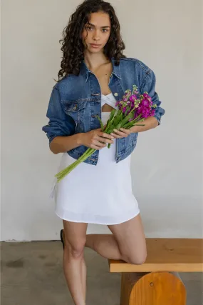 Jasmine Strapless Mini Dress Elegant Mature Fashionable Wear