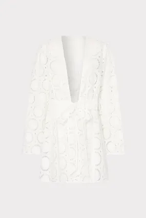 Jessie Geo Eyelet Cover-Up Inclusive Sizing