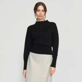 Jillian Pointelle Tencel-Wool Sweater Knit Style