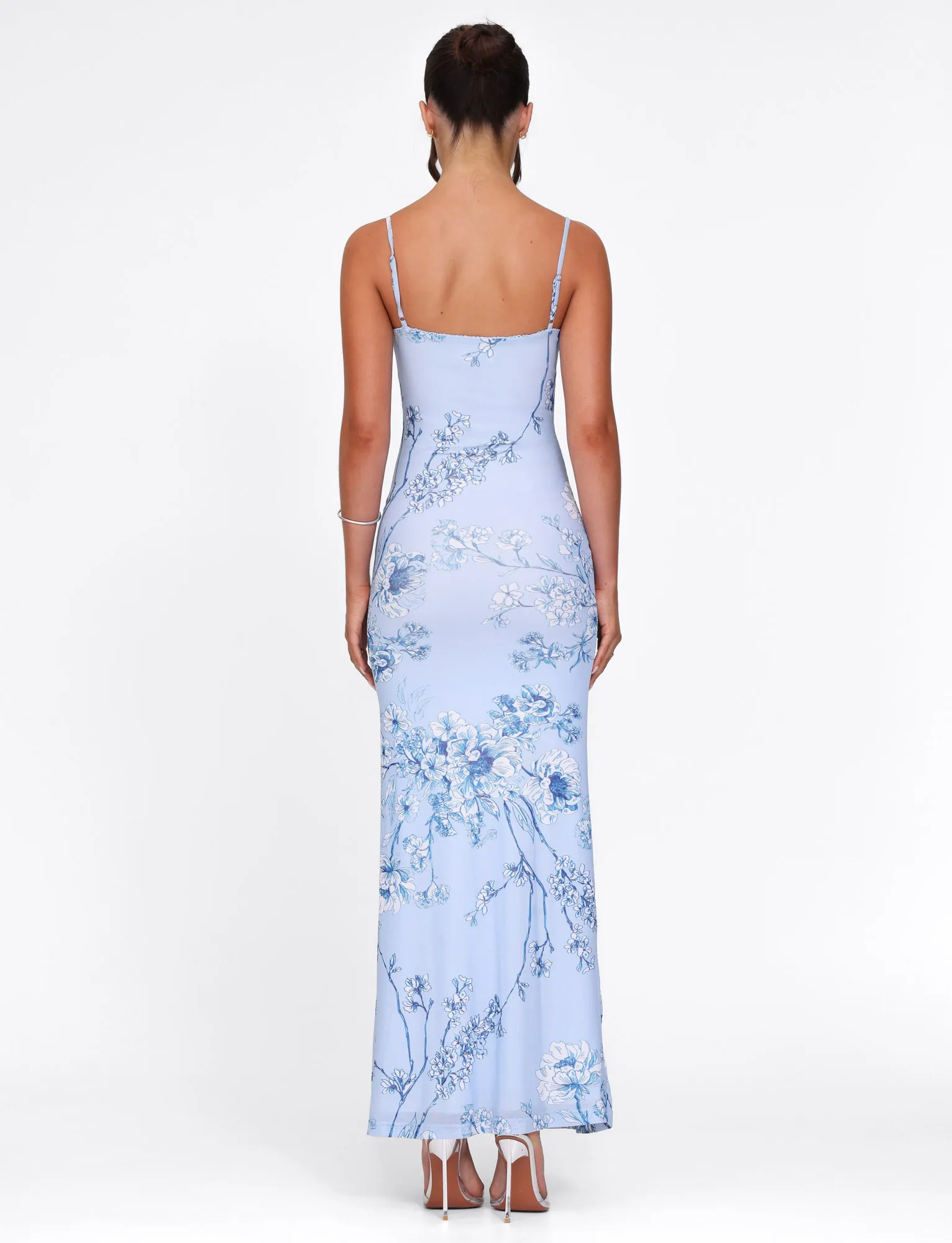 JULIANNA DRESS - BLUE : FLORAL : CERAMIC FLORAL Effortless Piece Versatile Wear