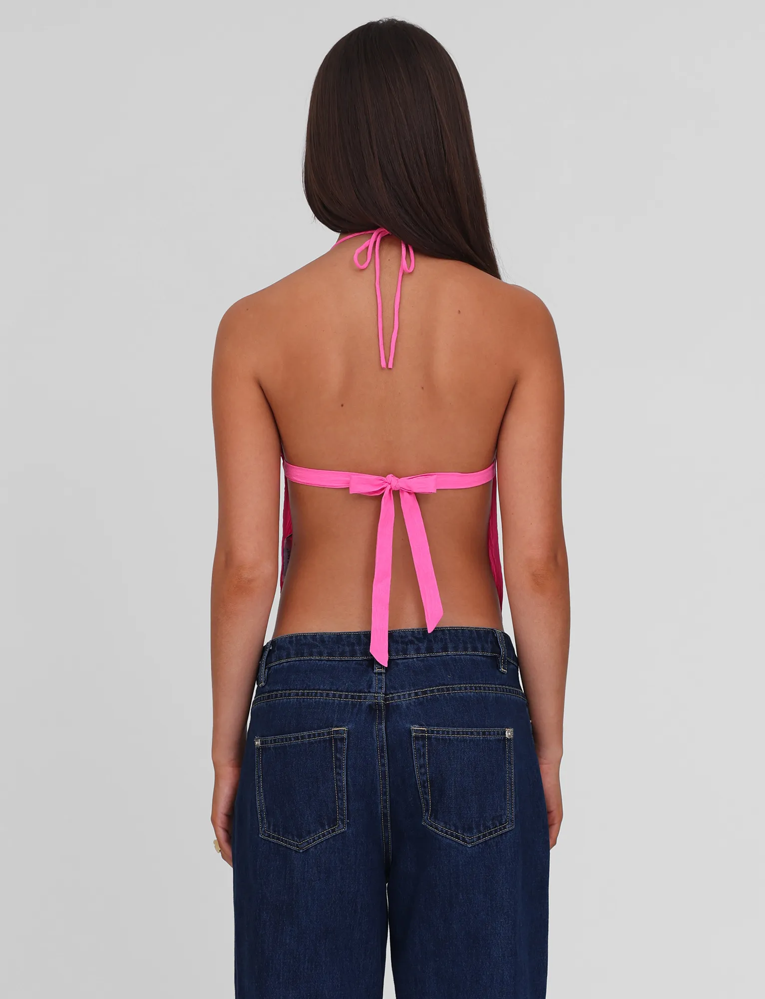 Organic Cotton Fiber KAELAH TOP - HOT PINK