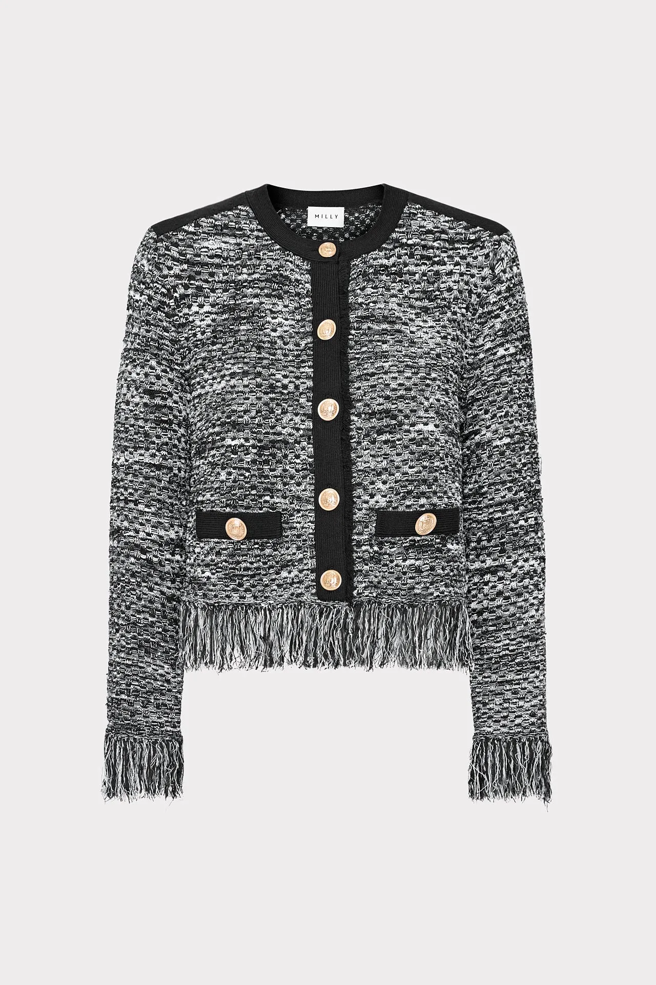 Garment Dyed Finish Kaia Textured Knit Cardigan Jacket