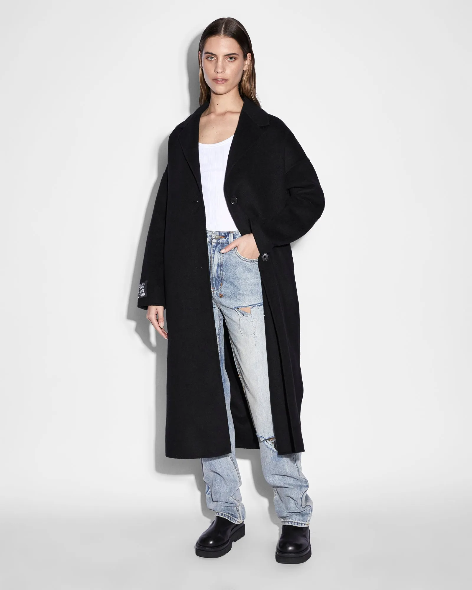 Sleek Outerwear KAMILLE COAT BLACK