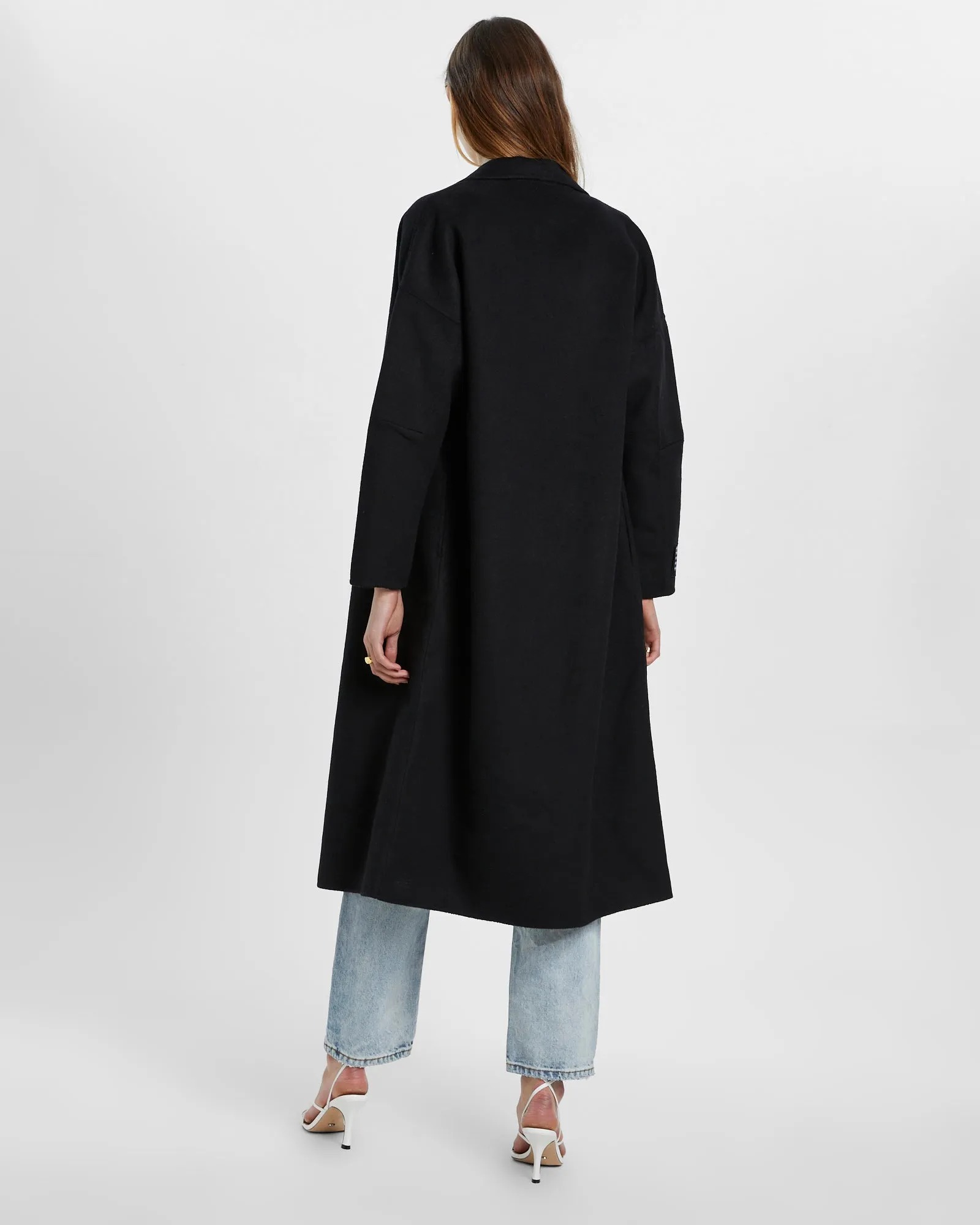 KAMILLE COAT BLACK Nano Coated Fabric