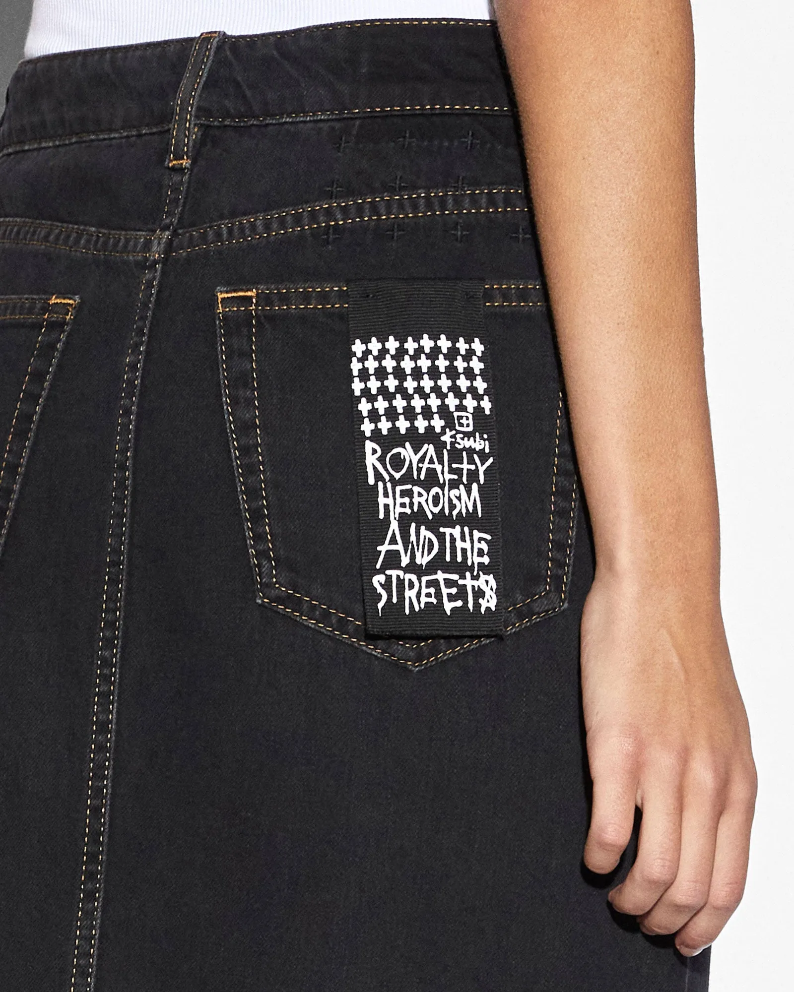 KARA MAXI SKIRT PITCH Streetwear Fan Family Style Eco Friendly Fashion Lover Morning Stroll