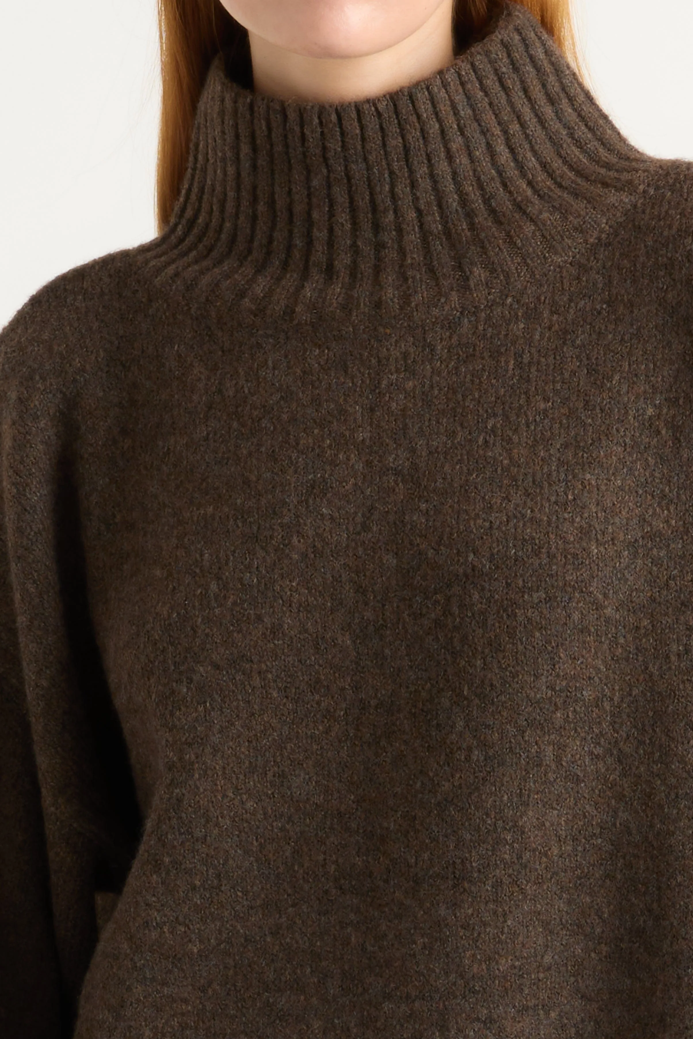 Cozy Layered Wear Seasonal Warmth Karlie Oversized Turtleneck Sweater