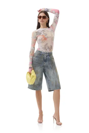 Kaylee Top - Zodiac Convo RibbedHemline