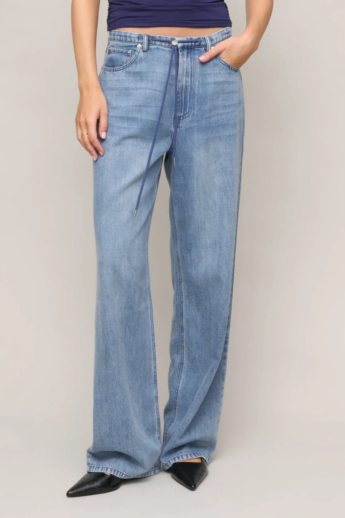 Normandie Tie Antique Blue Durable Rivet Hardware