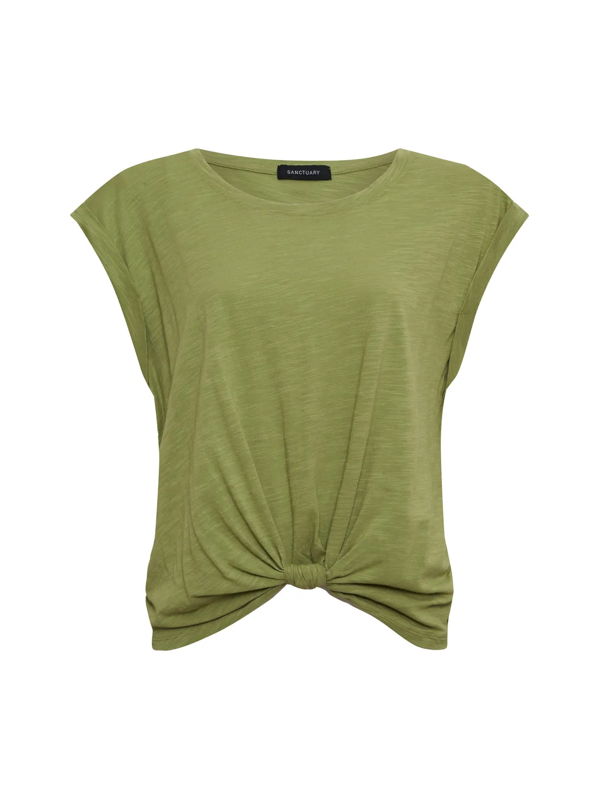 Everyday Casual Outdoor Layer Knotted Muscle Tee Bamboo