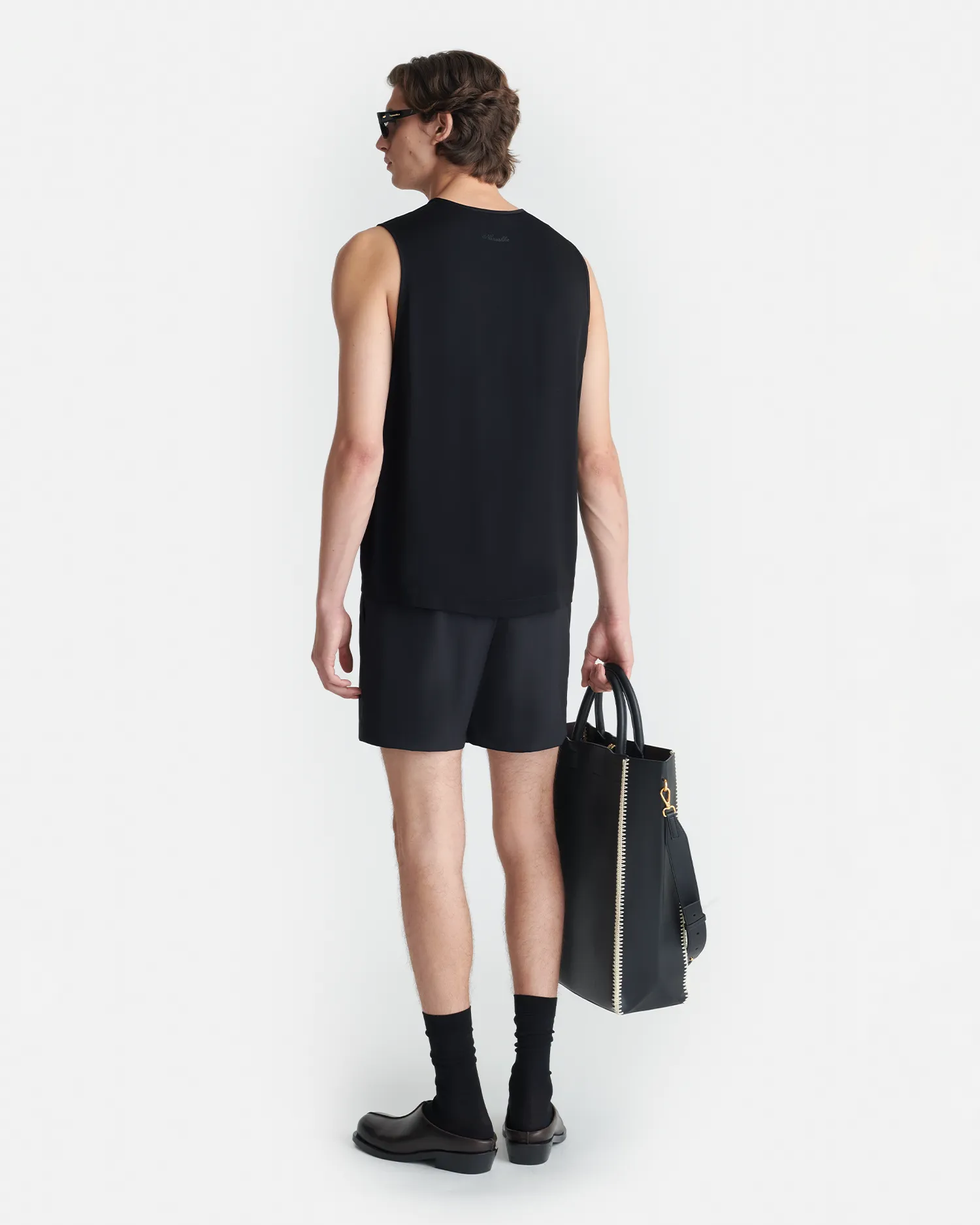 Thermochromic Color Shift Tech Kobee - Georgette Tank Top - Black