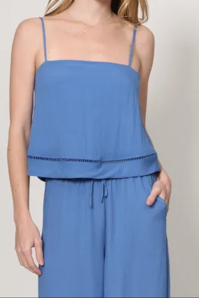 La Luz Tank Loose Blouse