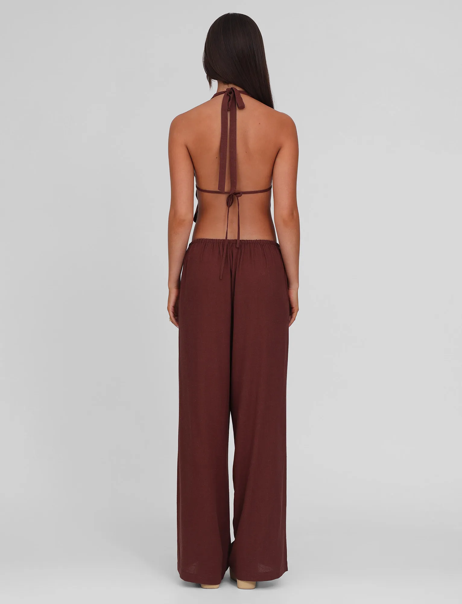 Fast Move Flexible Wear LAINEY PANT - CHOCOLATE