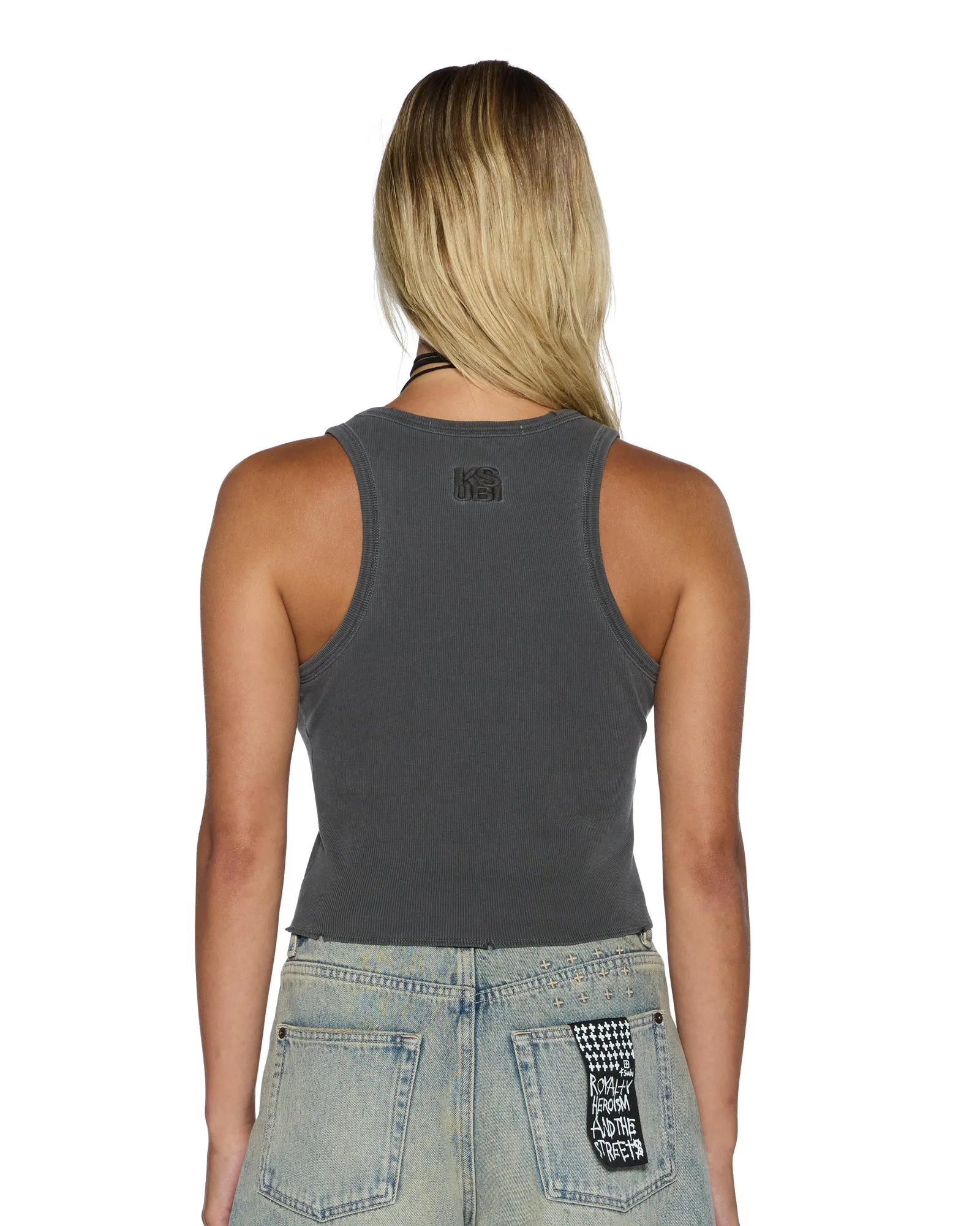 ComfortStretch ORIGIN TANK GARTER CHARCOAL