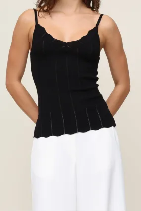 Mira Adjustable Tank Top Low Profile Seaming HighCollar Design