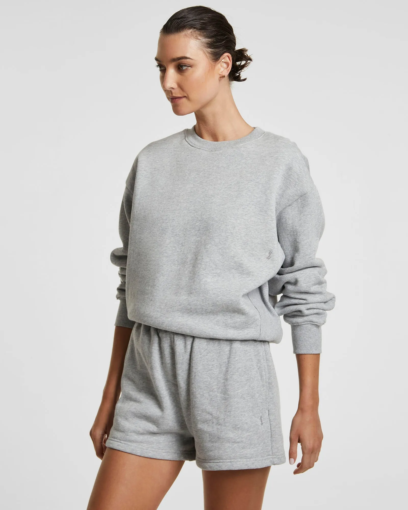 3 X 4 KLASSIC CREW GREY MARL Casual Knit Wear Compression Fit Technology