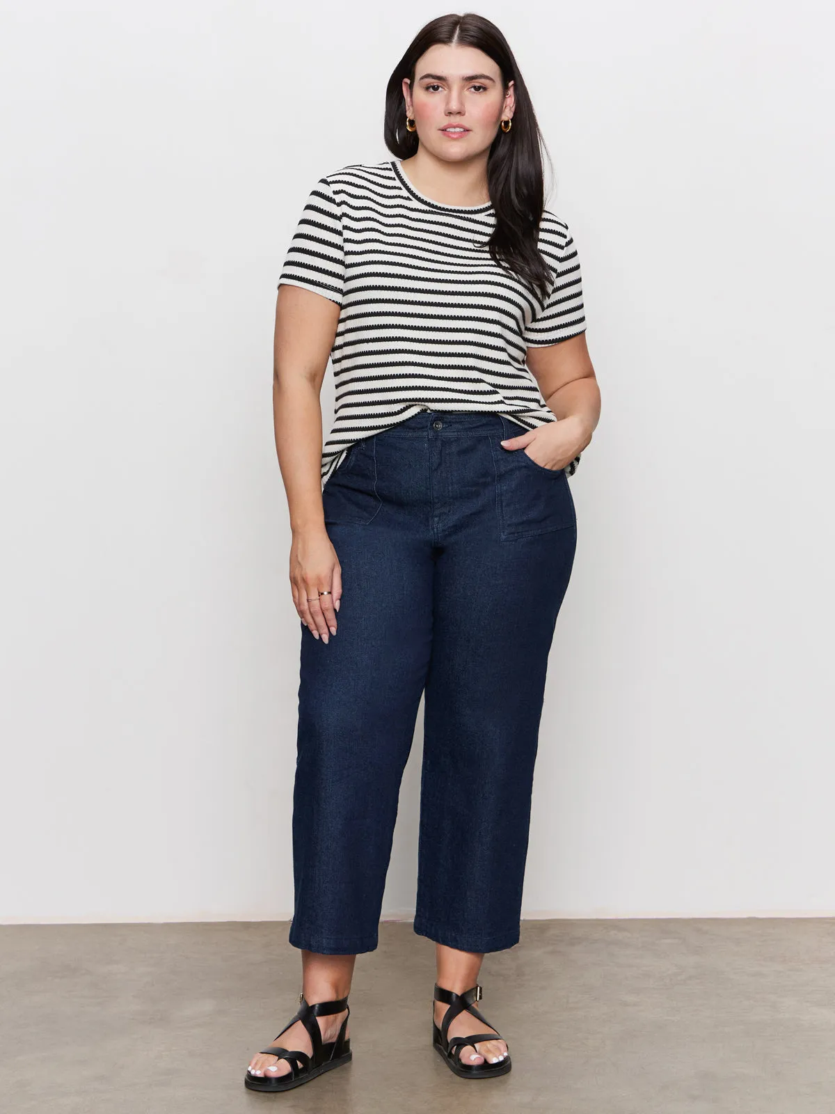 League Crop Jeans Plot Twist Extended Sizing Breathable Fit