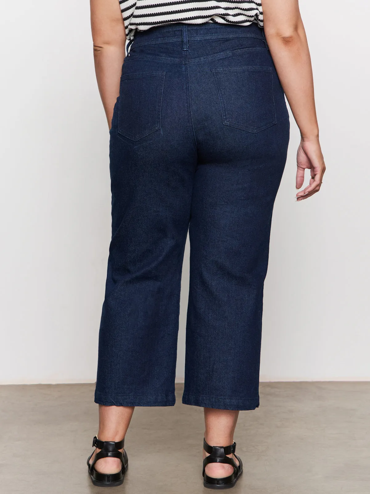 League Crop Jeans Plot Twist Extended Sizing All weather Luxury Textured