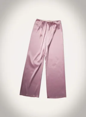 AdjustableDrawstring Street Utility Brenda - Slip Satin Pants - Dusty Pink