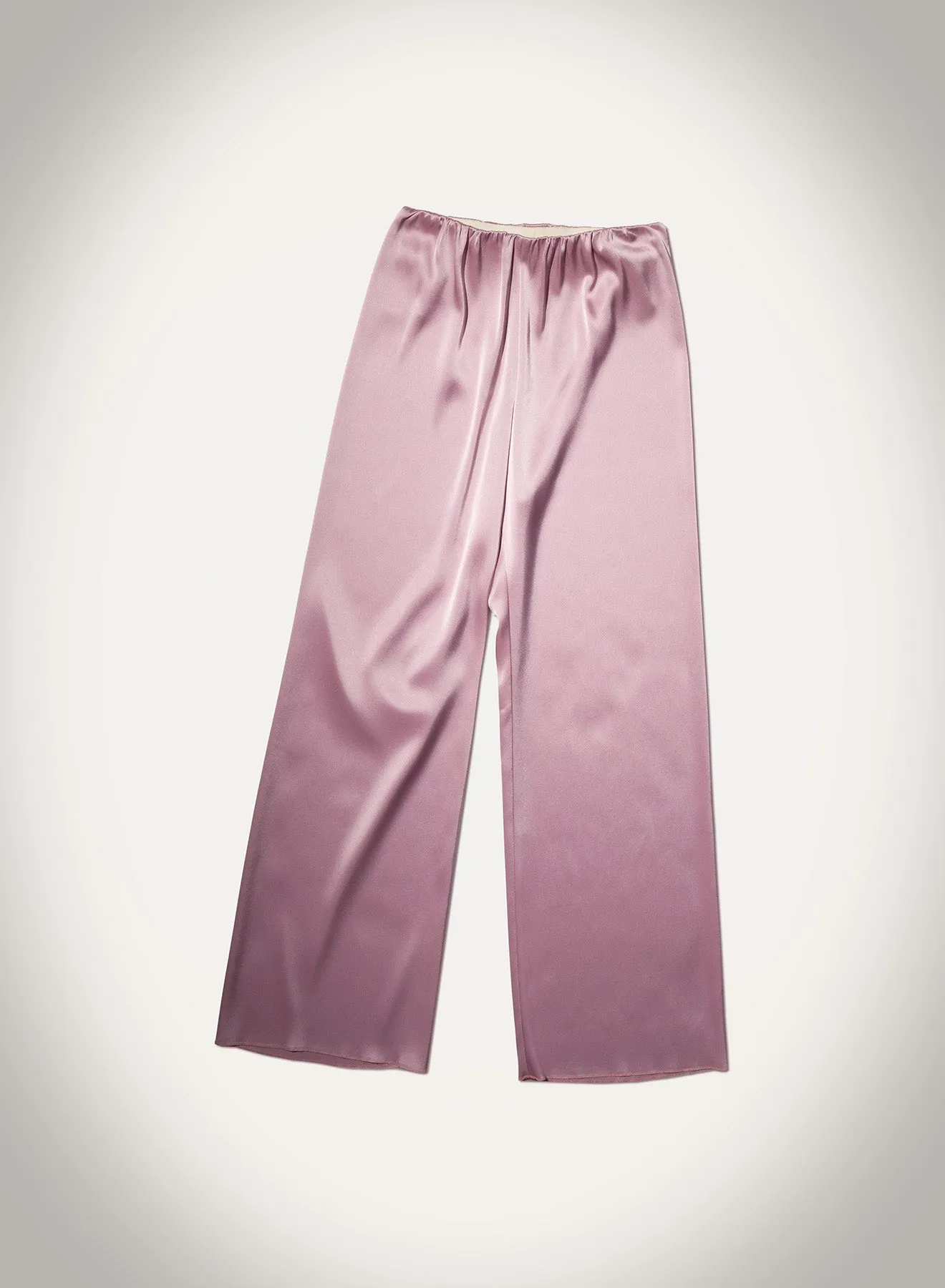 Simple Fit OdorResistantFinish Brenda - Slip Satin Pants - Dusty Pink