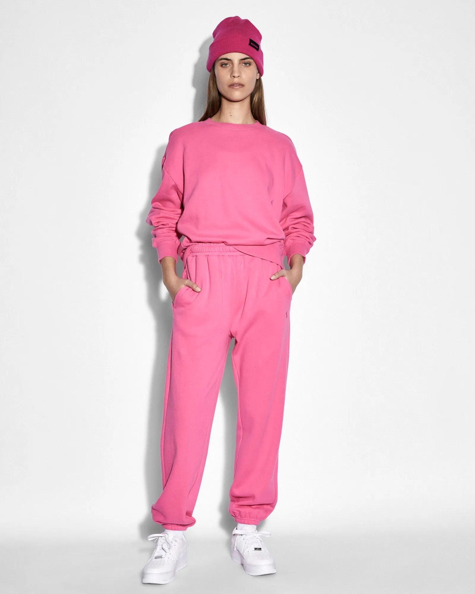 3X4 KLASSIC CREW HYPE PINK Winter Fashion Quick Knit