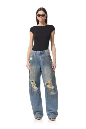 Ventilated Panels Layered Panel Design Gosia Bodysuit - Noir