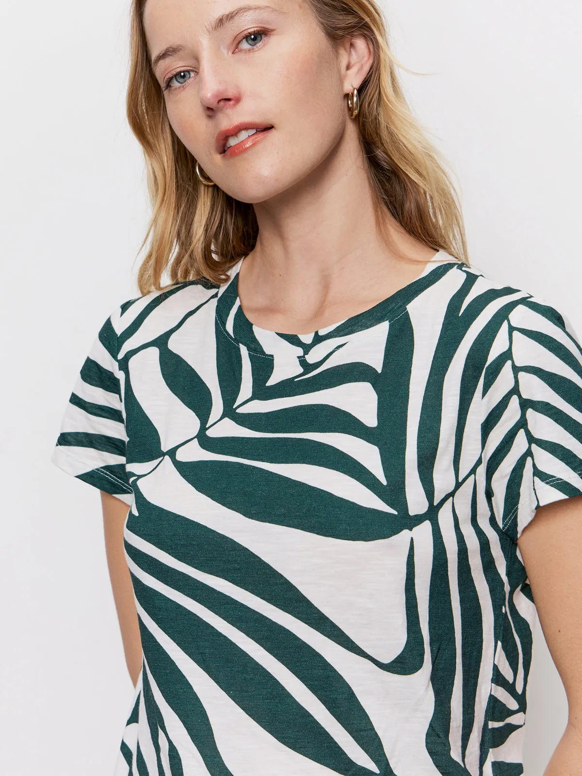 Smart Fit Cozy Feel The Perfect Tee Green Oasis