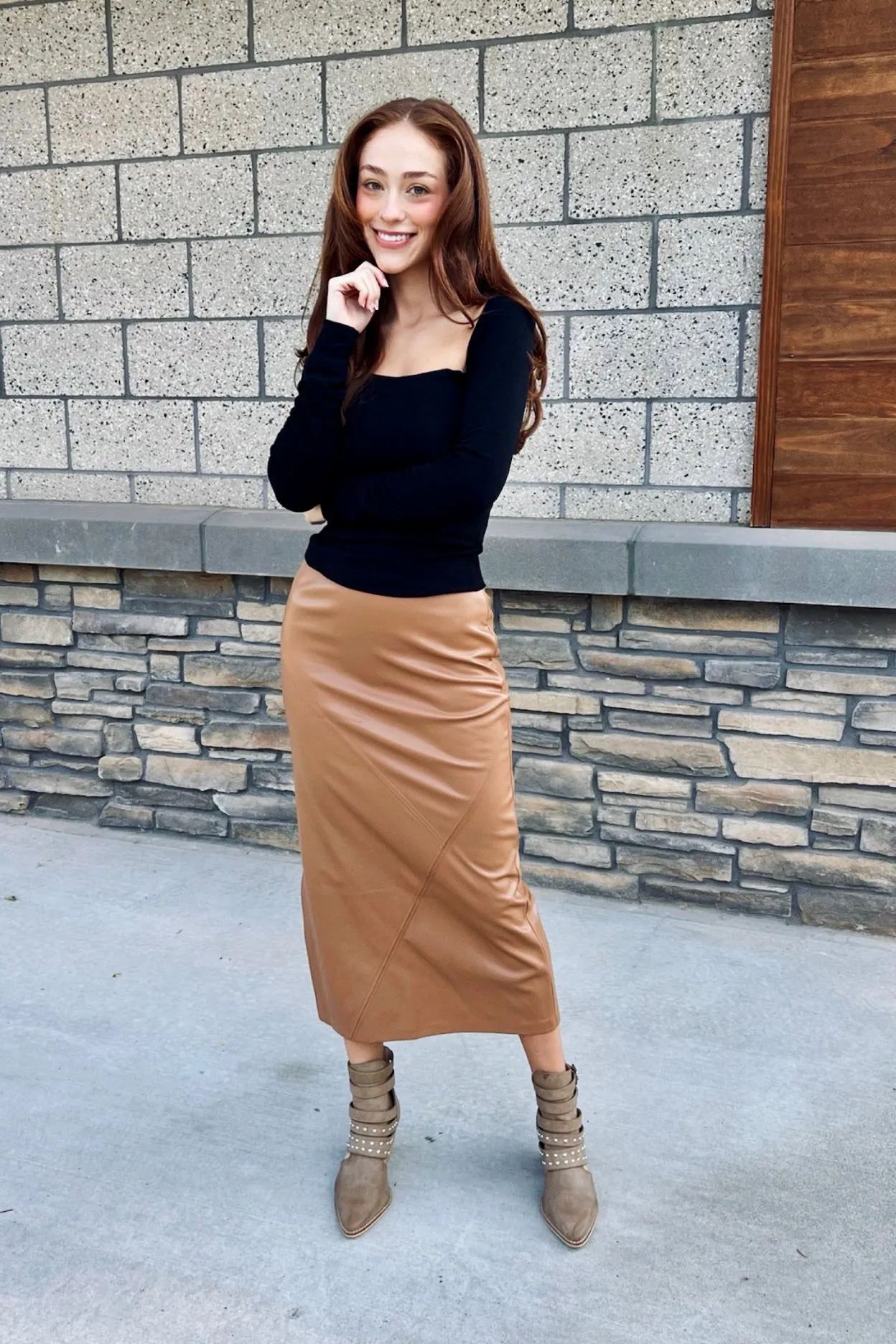 Lovestruck Fitted Top - FINAL SALE Airflow Mesh Panel Neutral Tone Palette