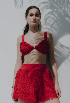 CAPRI SHORTS RADIANT RED Spring Wear Soft and Cozy