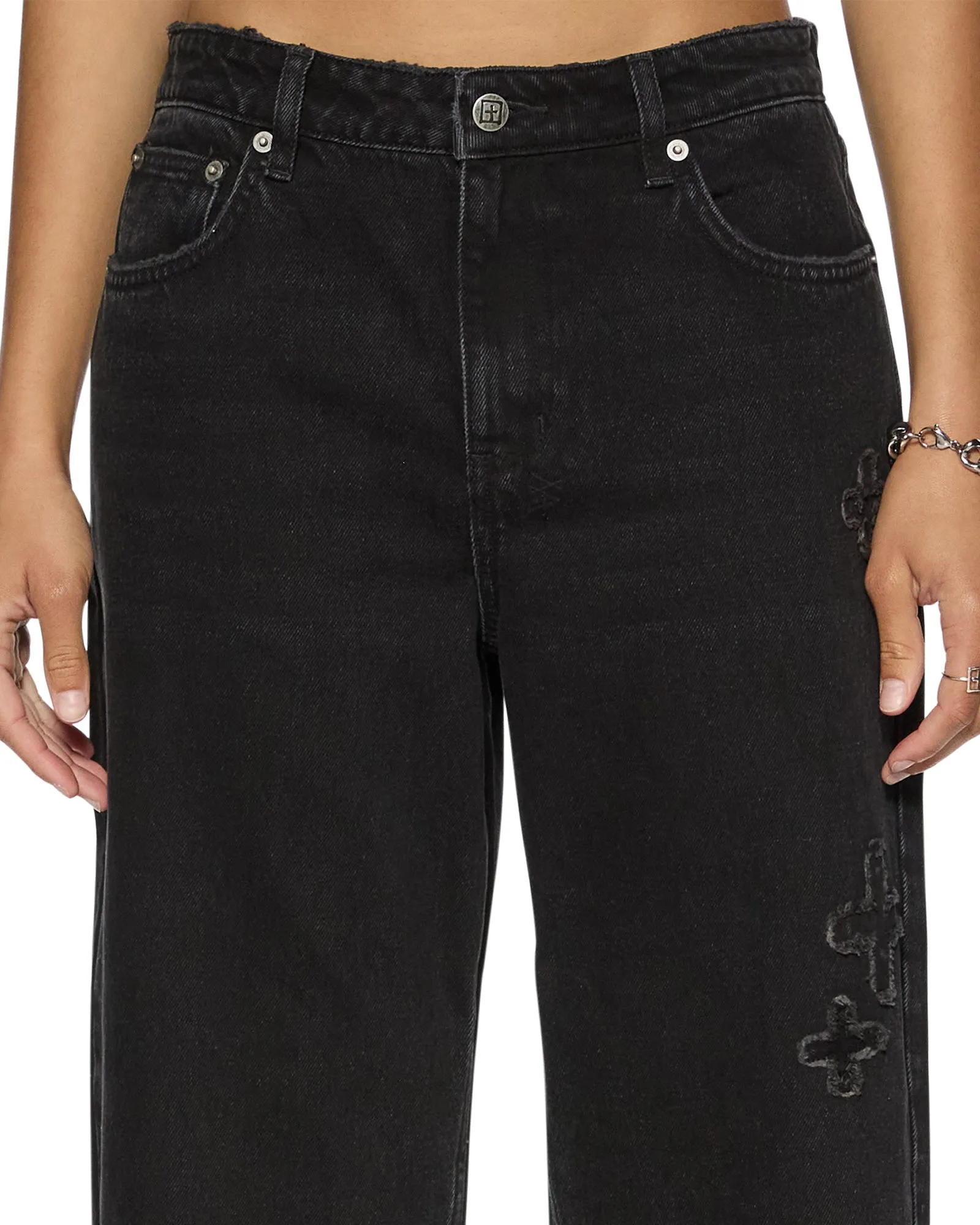 LOW RIDER NOIR KRAFTWERK Neutral Piece Heavyweight Denim