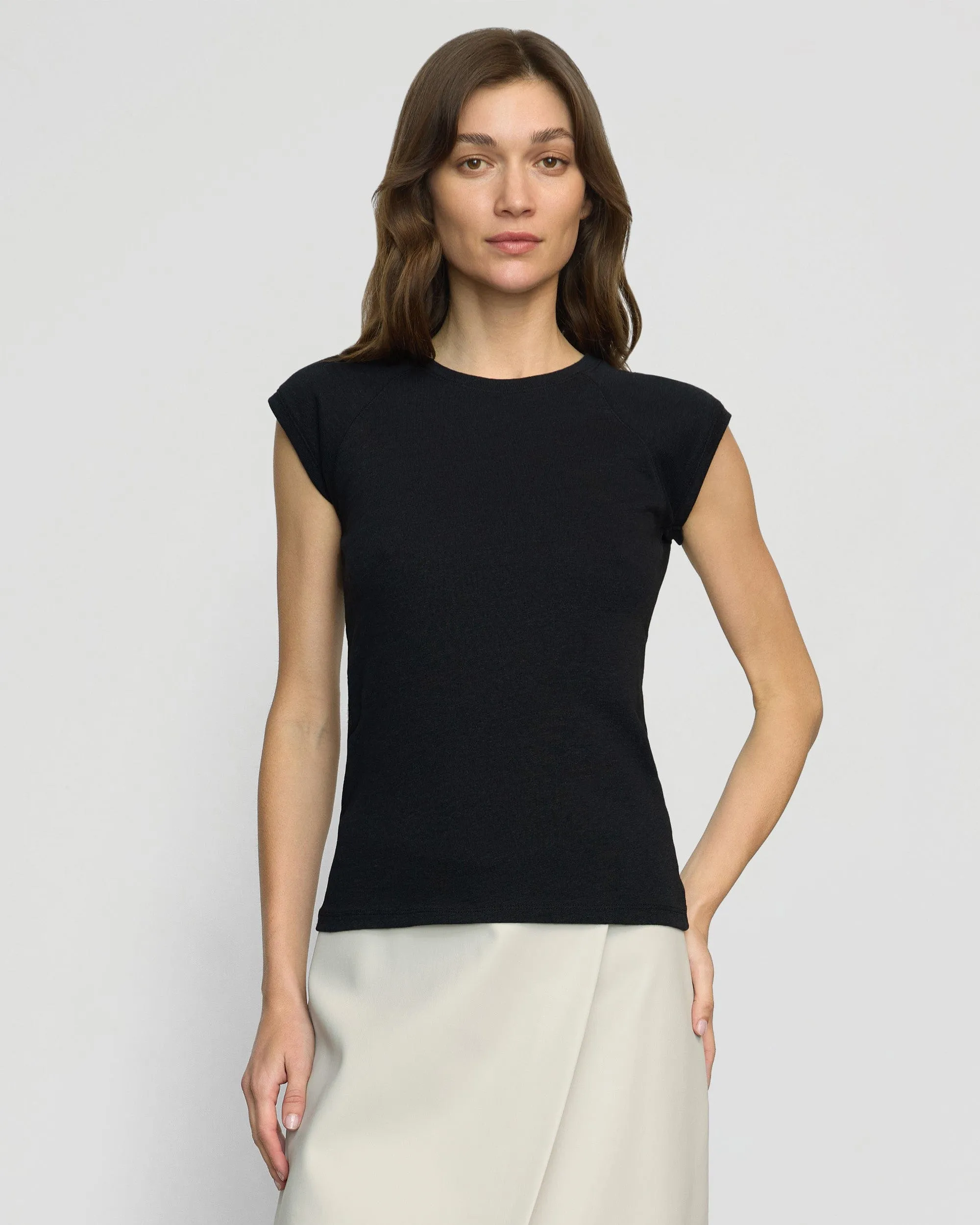 Kiely Raglan Hemp-Organic Cotton Tee UV Protective Layer Soft Material