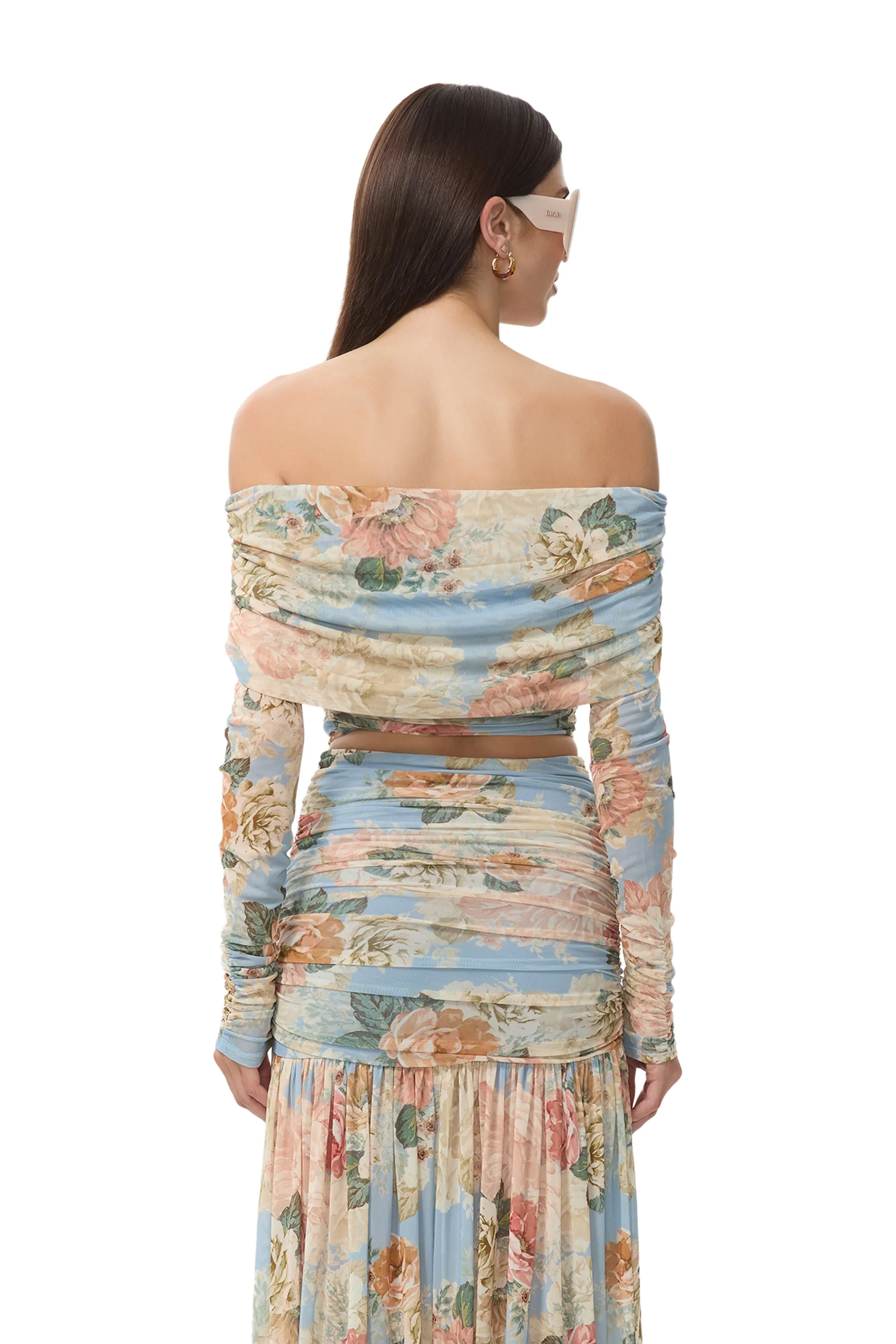 Dido Top - Soft Slate Bloom Versatile Style