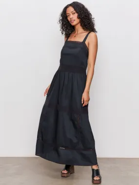 Drawstring-Closure Smart Shape Lucky You Dress Black