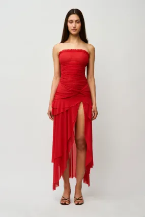 Lyla Twist Dress Chic Design Lightweight fabric midi