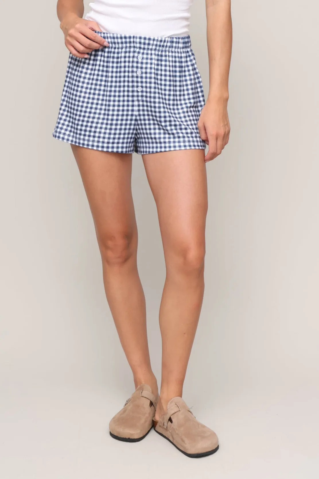 BlendMaterials SnagProof Maddie Gingham Short