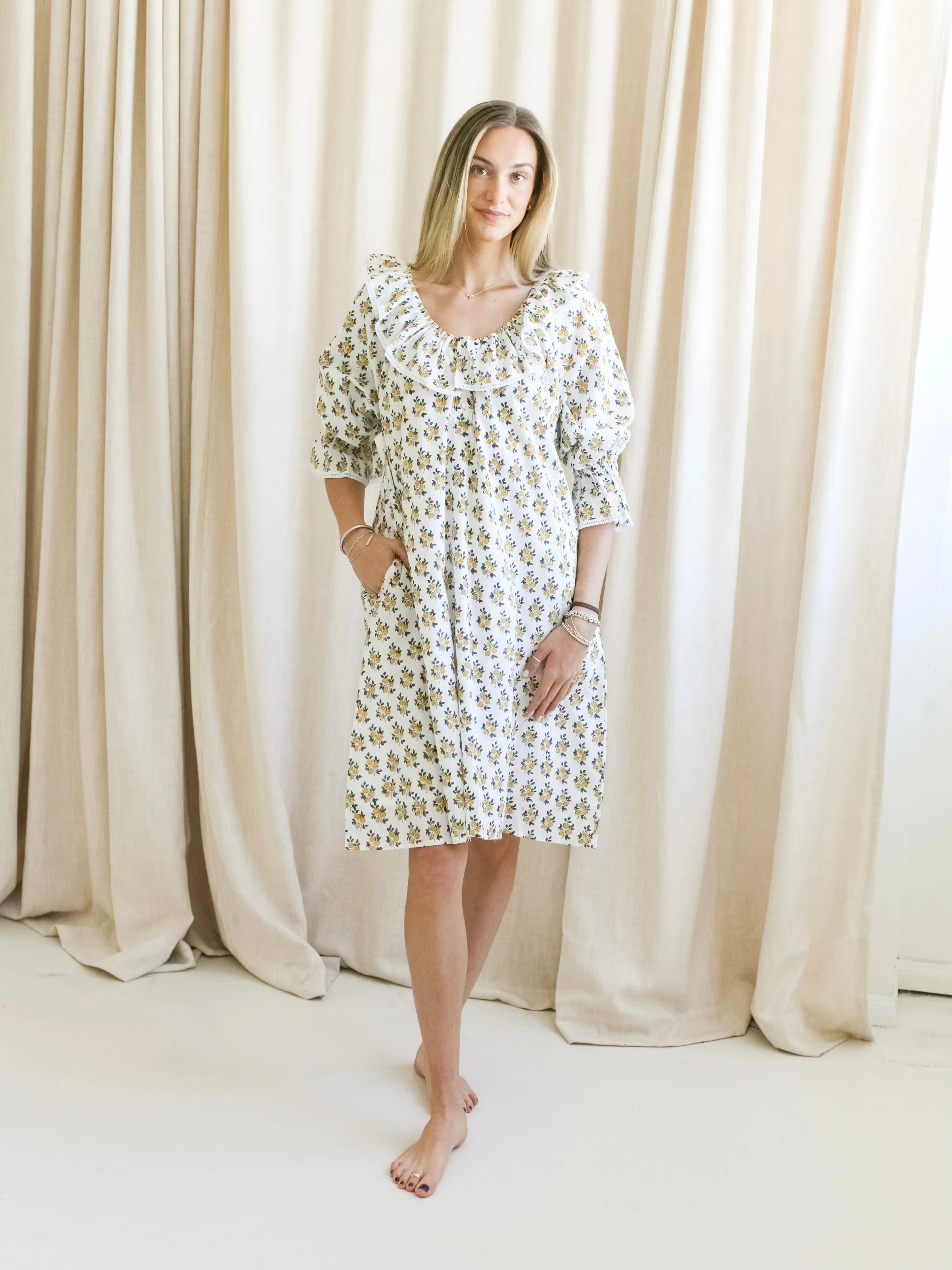 Casual and Smart Easy Style Maison de Fr??d??ric Kitty House Dress