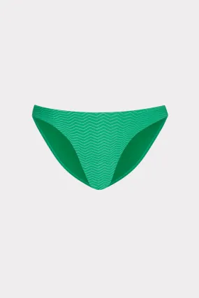 Margot Textured Chevron Bikini Bottom Island Paradise